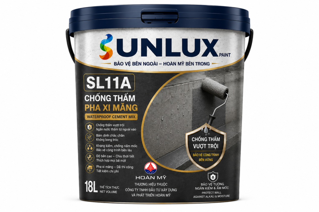 SL11A- Chống thấm pha xi măng Sunlux