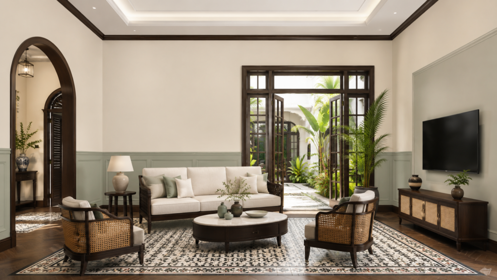 Nhà mẫu SUNLUX – Phòng khách 2